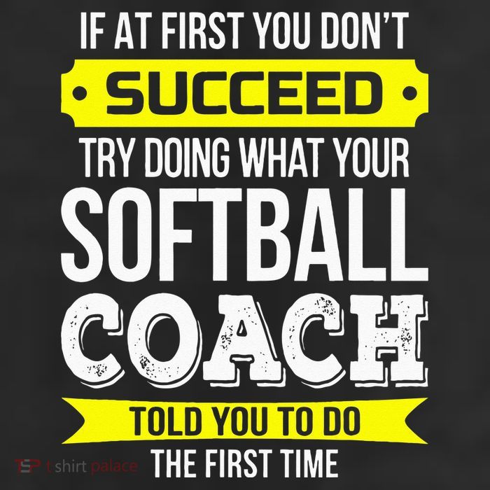 Softball Coach If At First You Dont Succeed Funny 25L Jumbo Tote