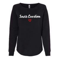 South Carolina I Love South Carolina Classic Womens California Wash Sweatshirt