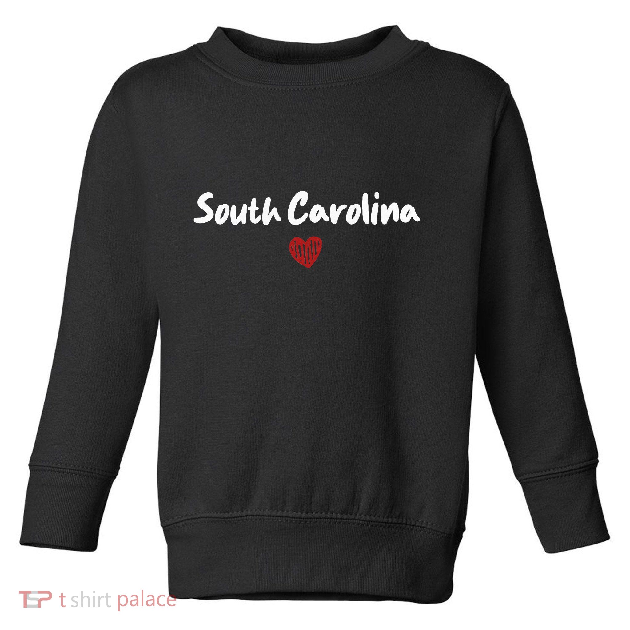 South Carolina I Love South Carolina Classic Toddler Sweatshirt