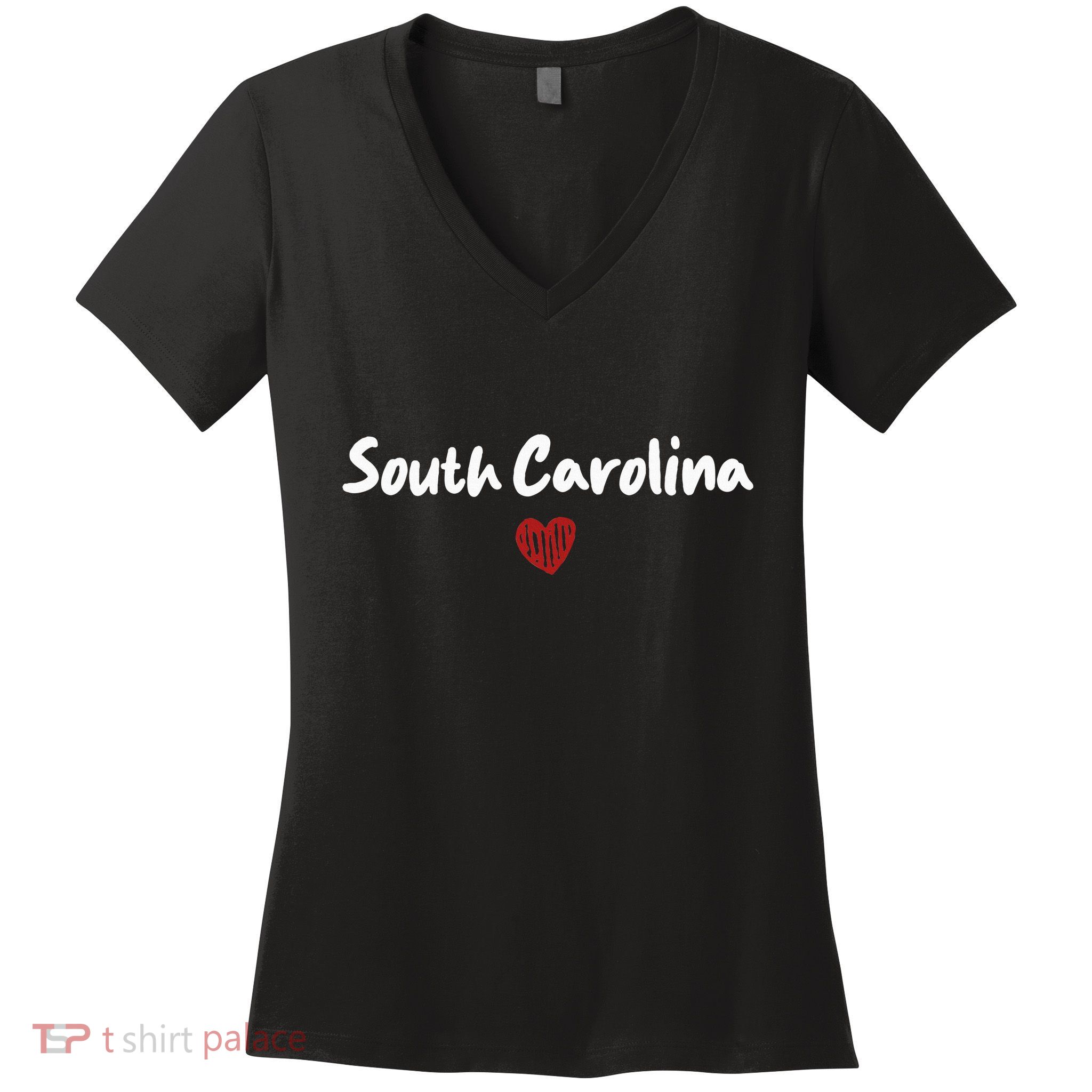 South Carolina I Love South Carolina Classic Women's V-Neck T-Shirt