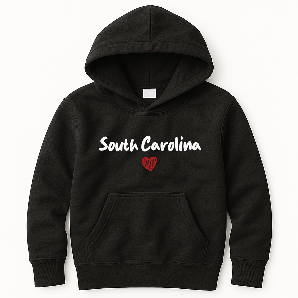 South Carolina I Love South Carolina Classic Kids Hoodie