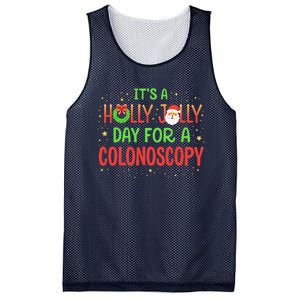 Santa Claus ItS A Holly Xmas Jolly Day For A Colonoscopy Mesh Reversible Basketball Jersey Tank