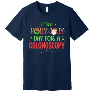 Santa Claus ItS A Holly Xmas Jolly Day For A Colonoscopy Premium T-Shirt