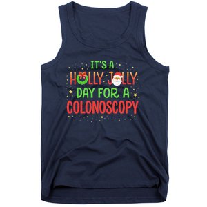 Santa Claus ItS A Holly Xmas Jolly Day For A Colonoscopy Tank Top