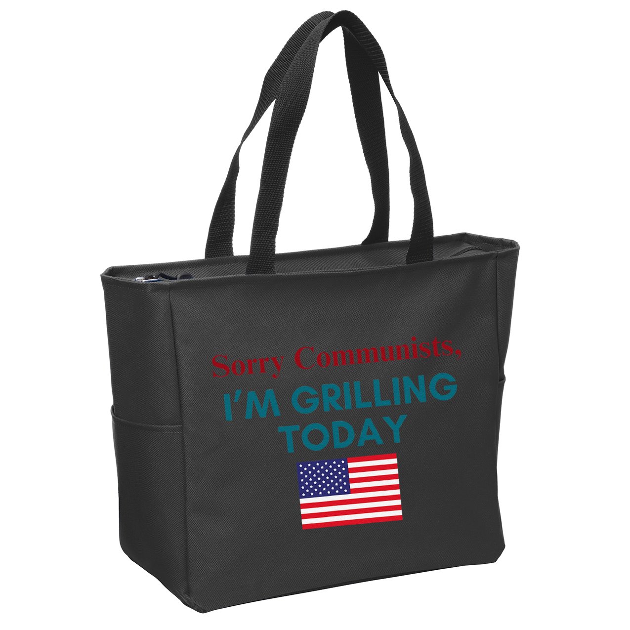 Sorry Communists IM Grilling Today Zip Tote Bag