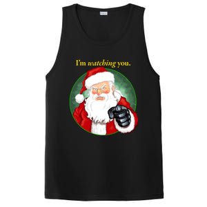 Santa Claus IM Watching You Funny Christmas Cool Gift PosiCharge Competitor Tank