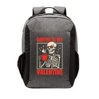 Skeleton Coffee Is My Valentine Valentines Day Vector Backpack
