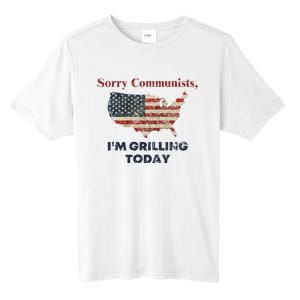 Sorry Communists IM Grilling Today Funny Bbq Design Tall Fusion ChromaSoft Performance T-Shirt