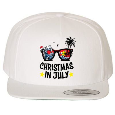 Sunglasses Christmas In July Santa Hat Summer Vacation Cute Wool Snapback Cap