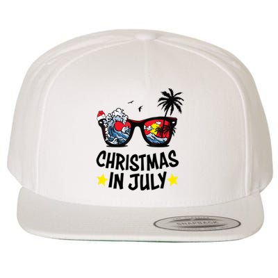 Sunglasses Christmas In July Santa Hat Summer Vacation Cute Wool Snapback Cap