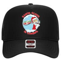 Santa Claus Is Coming Thats What She Said High Crown Mesh Back Trucker Hat