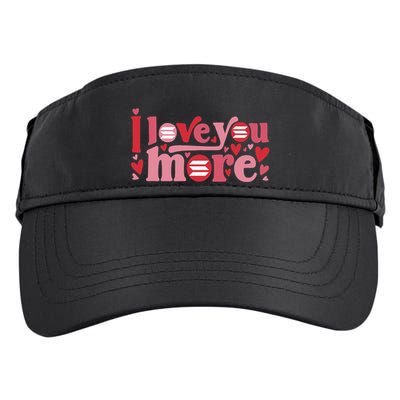 Solana Crypto I Love You More Cryptocurrency Pink Heart Premium Adult Drive Performance Visor