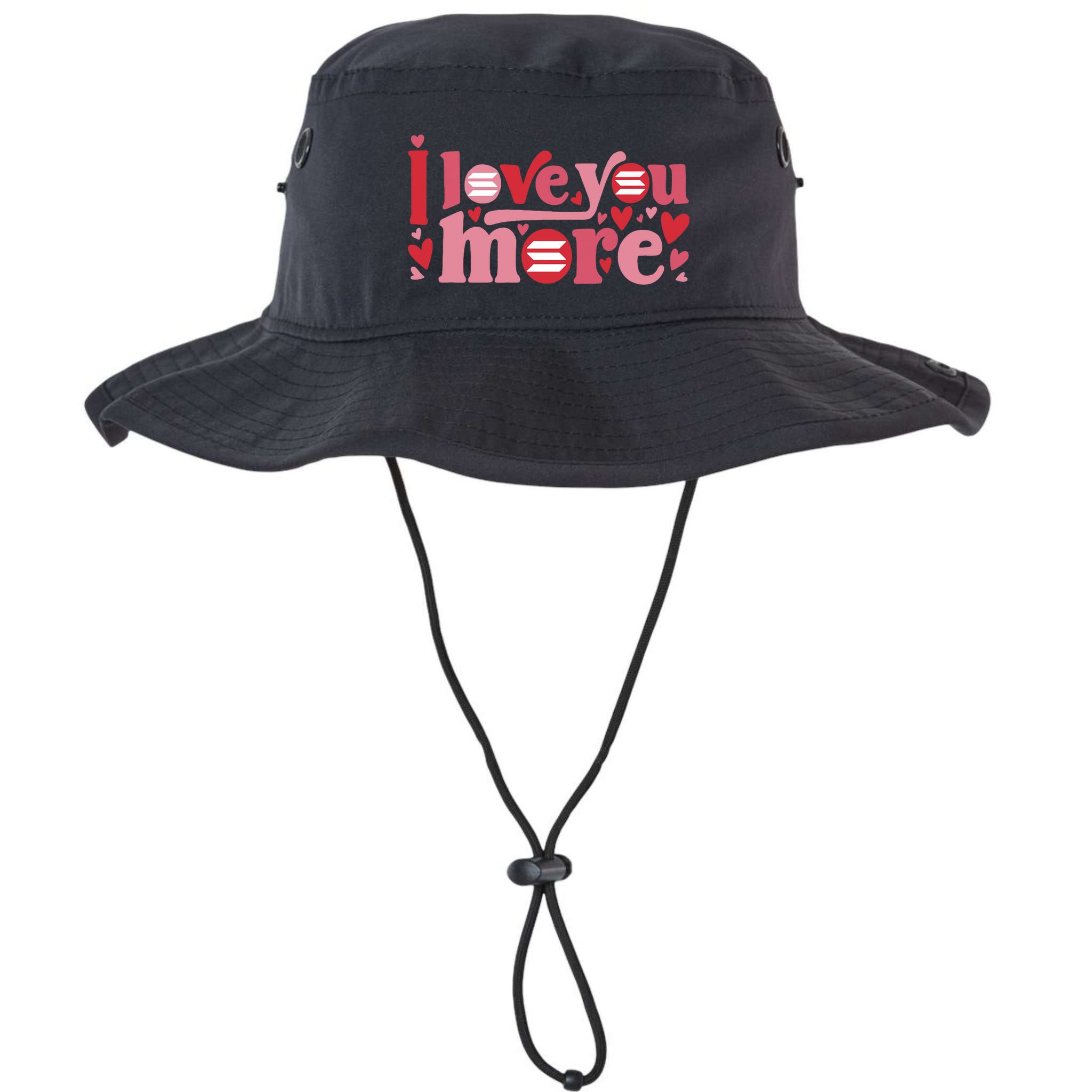 Solana Crypto I Love You More Cryptocurrency Pink Heart Premium Bucket Hat