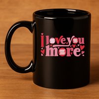 Solana Crypto I Love You More Cryptocurrency Pink Heart Premium 11oz C Handle Ceramic Mug