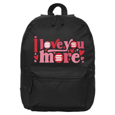 Solana Crypto I Love You More Cryptocurrency Pink Heart Premium 16 in Basic Backpack