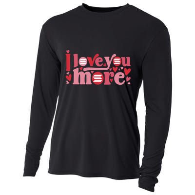 Solana Crypto I Love You More Cryptocurrency Pink Heart Premium Cooling Performance Long Sleeve Crew