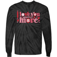 Solana Crypto I Love You More Cryptocurrency Pink Heart Premium Tie-Dye Long Sleeve Shirt