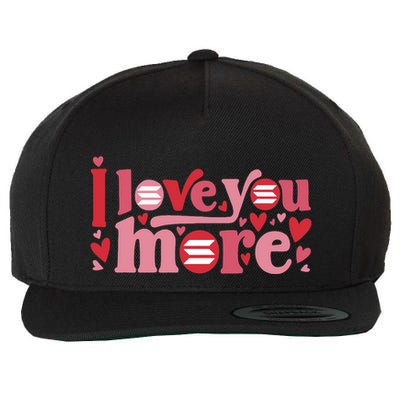 Solana Crypto I Love You More Cryptocurrency Pink Heart Premium Wool Snapback Cap