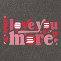 Solana Crypto I Love You More Cryptocurrency Pink Heart Premium Cotton Canvas Backpack