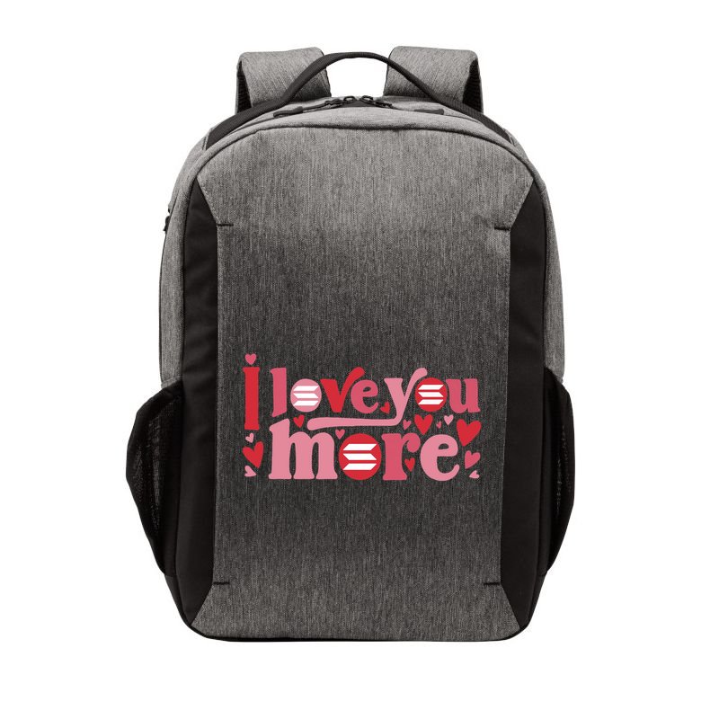 Solana Crypto I Love You More Cryptocurrency Pink Heart Premium Vector Backpack