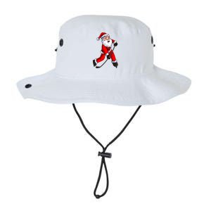 Santa Claus Ice Hockey Xmas Gift Legacy Cool Fit Booney Bucket Hat