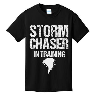 Storm Chaser In Training Meteorologist Storm Chaser Weather Kids T-Shirt
