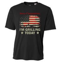 Sorry Communists Im Grilling Today Funny 4th Of July Bbq Cooling Performance Crew T-Shirt