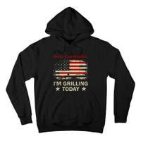 Sorry Communists Im Grilling Today Funny 4th Of July Bbq Tall Hoodie