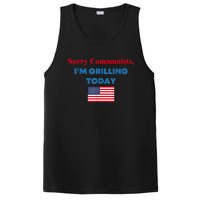 Sorry Communists Im Grilling Today Funny 4th Of July Bbq PosiCharge Competitor Tank