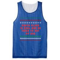 Santa Claus Is Real And Tried To Eat My Ass Ugly Christmas Gift Mesh Reversible Basketball Jersey Tank