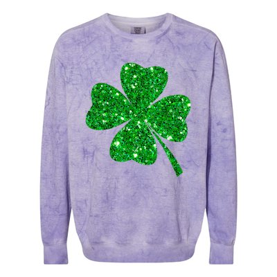 Clover Irish Shirt For St Patricks & Pattys Day Colorblast Crewneck Sweatshirt