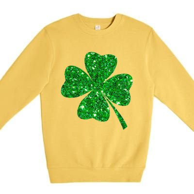 Clover Irish Shirt For St Patricks & Pattys Day Premium Crewneck Sweatshirt