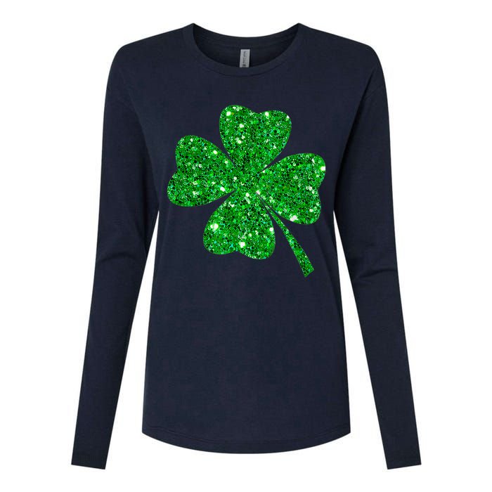 Clover Irish Shirt For St Patricks & Pattys Day Womens Cotton Relaxed Long Sleeve T-Shirt