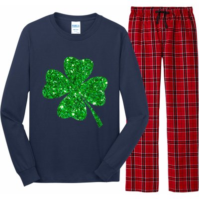 Clover Irish Shirt For St Patricks & Pattys Day Long Sleeve Pajama Set