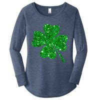 Clover Irish Shirt For St Patricks & Pattys Day Women's Perfect Tri Tunic Long Sleeve Shirt