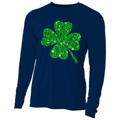 Clover Irish Shirt For St Patricks & Pattys Day Cooling Performance Long Sleeve Crew