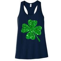 Clover Irish Shirt For St Patricks & Pattys Day Women's Racerback Tank