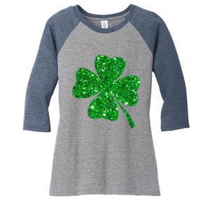 Clover Irish Shirt For St Patricks & Pattys Day Women's Tri-Blend 3/4-Sleeve Raglan Shirt