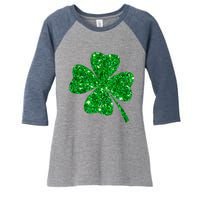 Clover Irish Shirt For St Patricks & Pattys Day Women's Tri-Blend 3/4-Sleeve Raglan Shirt