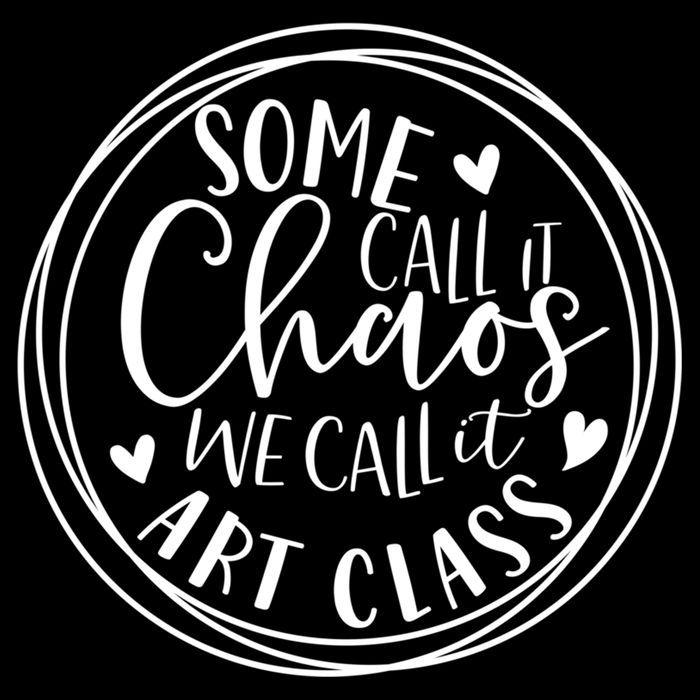 Some Call It Chaos We Call It Art Class Art Teacher Gift Flexfit Unipanel Trucker Cap