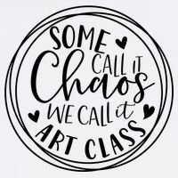Some Call It Chaos We Call It Art Class Art Teacher Gift Garment-Dyed Sweatshirt