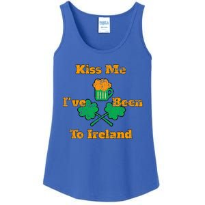 Shamrock Clover Ireland Gift Distressed Ladies Essential Tank