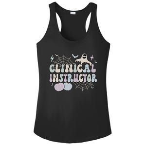 Spooky Clinical Instructor Halloween Cute Gift Ladies PosiCharge Competitor Racerback Tank