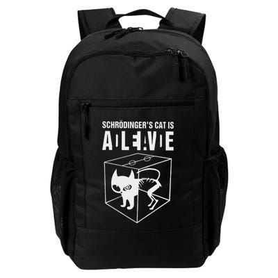 SchrodingerS Cat Is Alive Dead Paradox Science Geek Daily Commute Backpack