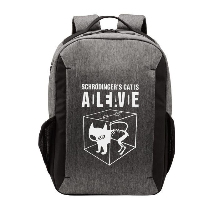 SchrodingerS Cat Is Alive Dead Paradox Science Geek Vector Backpack