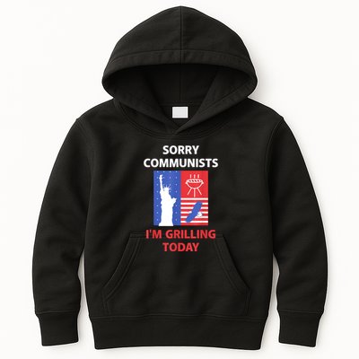 Sorry Communists IM Grilling Today Kids Hoodie