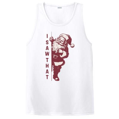 Santa Claus I Saw That Christmas Santa Is Watching You PosiCharge Competitor Tank