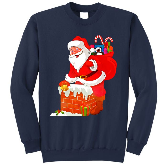 Santa Claus Into The Chimney Sweatshirt