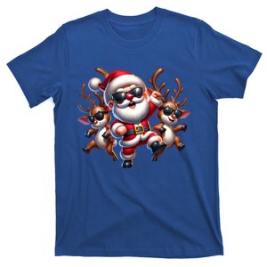 Santa Claus Is Dancing On Xmas Christmas Funny Cool Gift T-Shirt