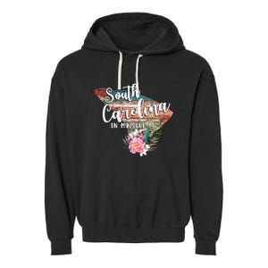 South Carolina In My Soul Garment-Dyed Fleece Hoodie